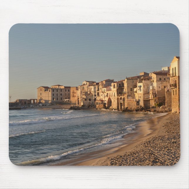 Mousepad Cefalu, cidade do beira-mar em Sicília (Frente)