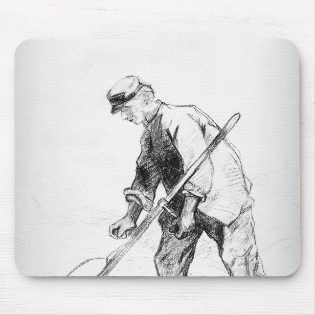 Mousepad Ceifeira de Vincent van Gogh | (Frente)