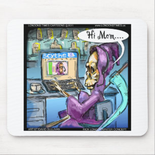Mousepad Ceifeira & Presente engraçado Skythe Cartões e Cam