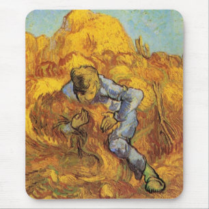 Mousepad Ceifeira (segundo Millet) por Vincent van Gogh
