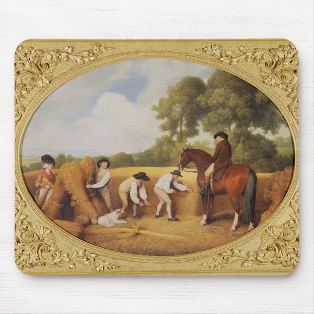 Mousepad Ceifeiras de George Stubbs |, 1795 (esmalte no (Frente)