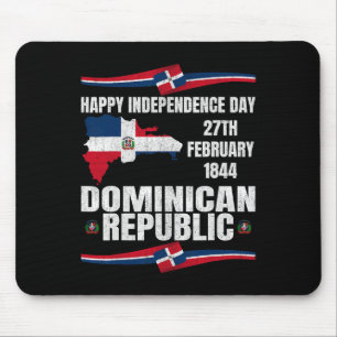 Mousepad Celebração da República Dominicana no Dia da Indep