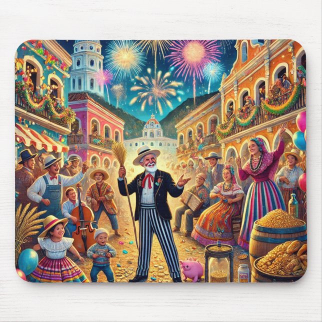 Mousepad Celebração de Ano Novo El Año Viejo (Frente)