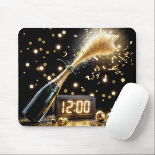Mousepad Celebração de Champanhe de Ano Novo
