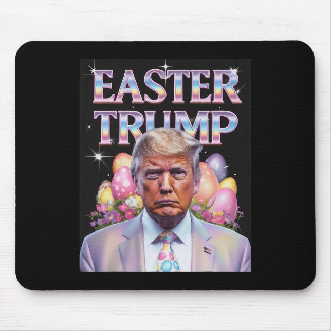 Mousepad Celebração de Páscoas Engraçada pela páscoa Coelho (Frente)