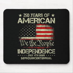 Mousepad Celebração do 250º Aniversário Americano 250 Anos