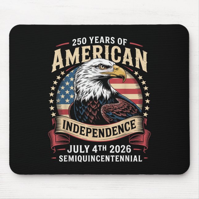Mousepad Celebração do 250º Aniversário da América 250 Anos (Frente)