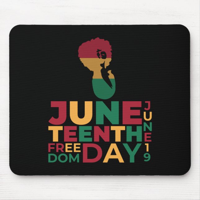 Mousepad Celebração do Décimo Junto - Dia da Liberdade do D (Frente)