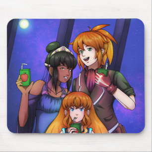Mousepad Celebração Espacial de Ano Novo