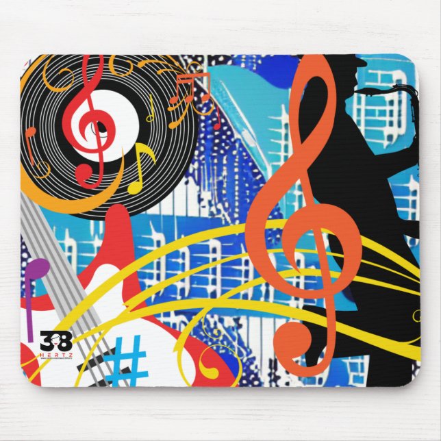 Mousepad Celebrando Música (Frente)