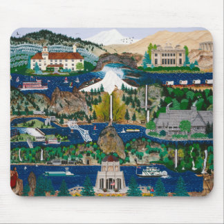 Mousepad Celebrando o desfiladeiro do rio Columbia