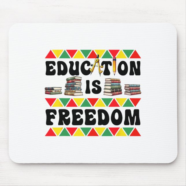 Mousepad Celebrar a História Negra Mês com a Liberdade (Frente)
