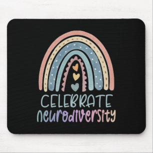 Mousepad Celebrar a Neurodiversidade Saúde Mental Autismo A