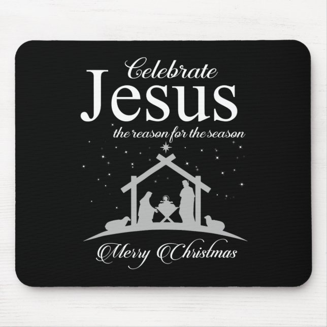 Mousepad Celebrar Jesus É A Razão Da Época Chris (Frente)