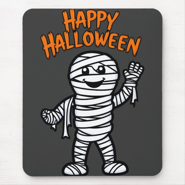 Mousepad Célébration d’Halloween - Momie enfantine (Frente)