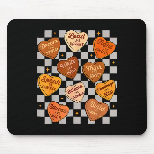 Mousepad Celebre o Mês da História Negra da Escola Blm Dire (Frente)