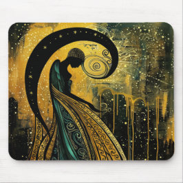 Mousepad Celestial Art Nouveau #1