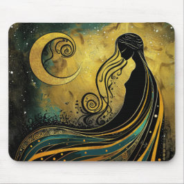 Mousepad Celestial Art Nouveau #4