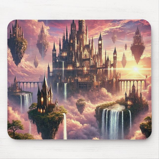 Mousepad Celestial Bastion – The Skybound Citadel (Frente)