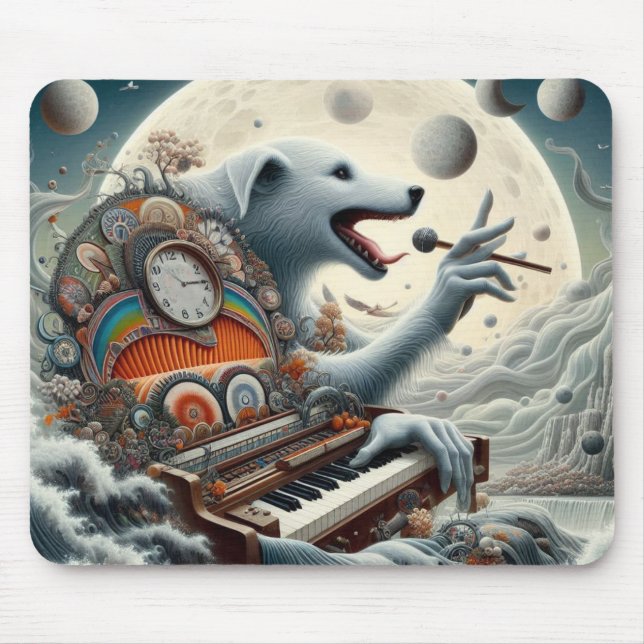 Mousepad Celestial Canis Pianist (Frente)