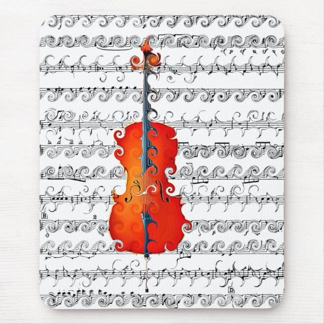 Mousepad Cello & I Rock!_ (Frente)