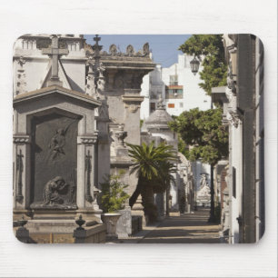 Mousepad Cemitério de Recoleta do La em Buenos Aires