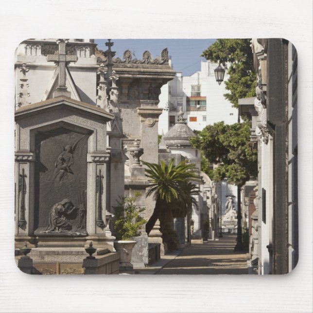 Mousepad Cemitério de Recoleta do La em Buenos Aires (Frente)