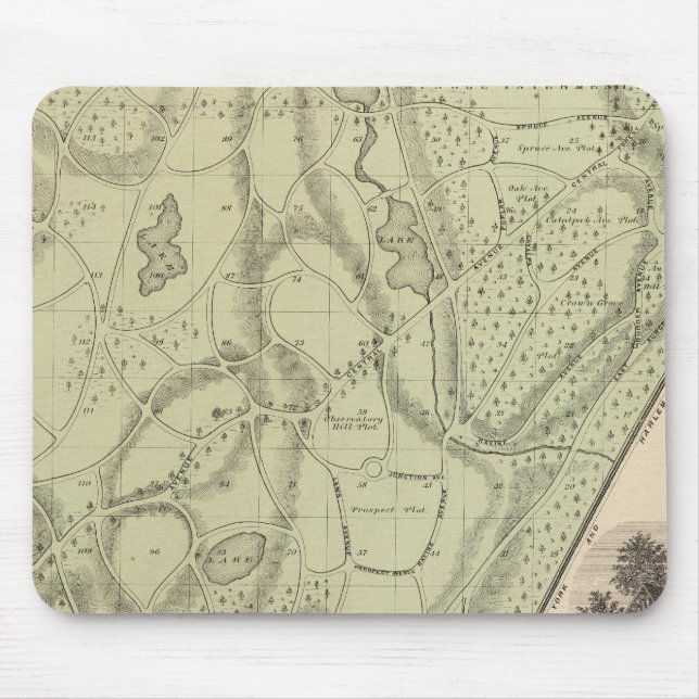 Mousepad Cemitério de Woodlawn (Frente)