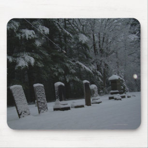 Mousepad Cemitério do inverno com esfera