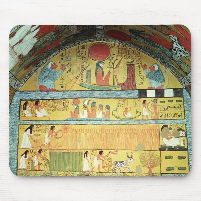 Mousepad Cena da colheita na parede do leste (Frente)