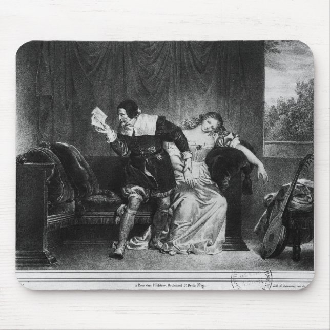 Mousepad Cena da letra do primo (Frente)