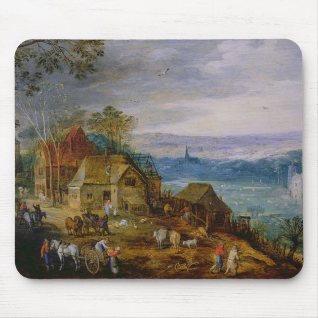 Mousepad Cena da paisagem (Frente)