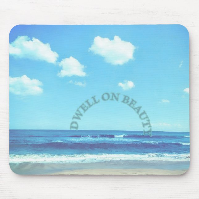 Mousepad Cena da praia Dwell on Beauty  (Frente)