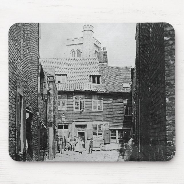 Mousepad Cena da rua no Victorian Londres (Frente)