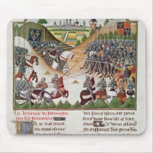 Mousepad Cena de batalha f.183 do franco 2691, por Jehan