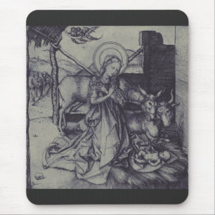 Mousepad Cena de Natividade Antiga og Jesus Cristo