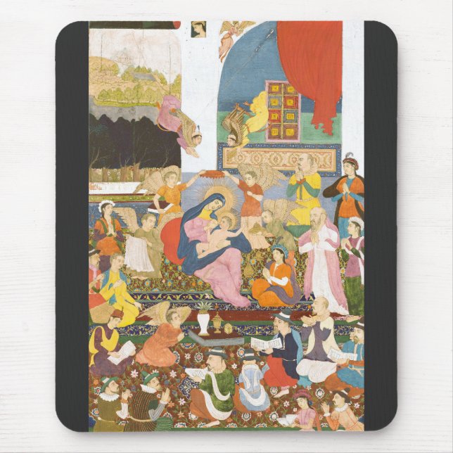 Mousepad Cena de natividade no estilo índio (Frente)