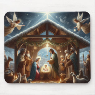 Mousepad Cena de Natividade Tradicional