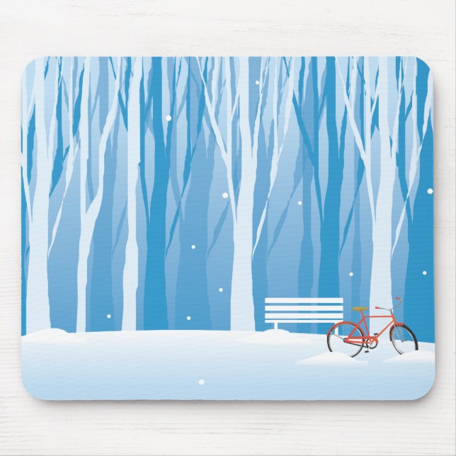 Mousepad Cena de Neve (Frente)