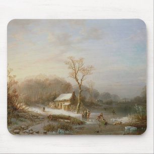 Mousepad Cena de patinagem, século XIX