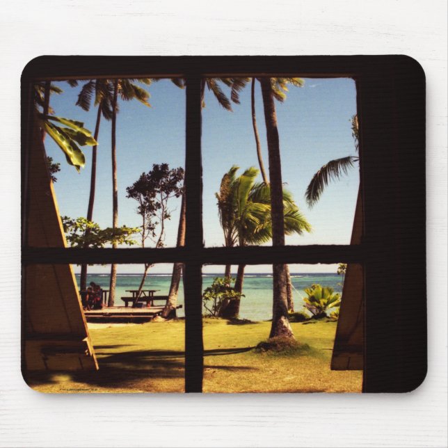 Mousepad Cena de praia tropical de Fiji mpcna (Frente)