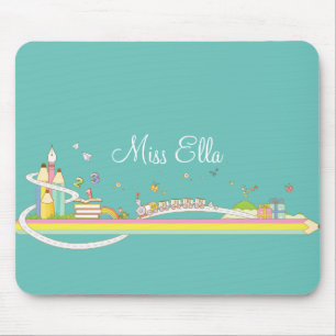 Mousepad Cena de Professores Whimsical Personalizada