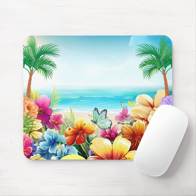 Mousepad Cena de Verão Divertida 2 (Com mouse)