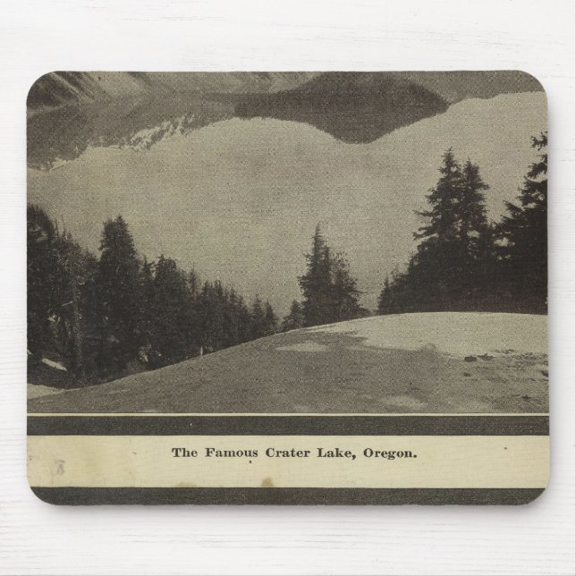 Mousepad Cena do Crater Lake Oregon Orchard (Frente)
