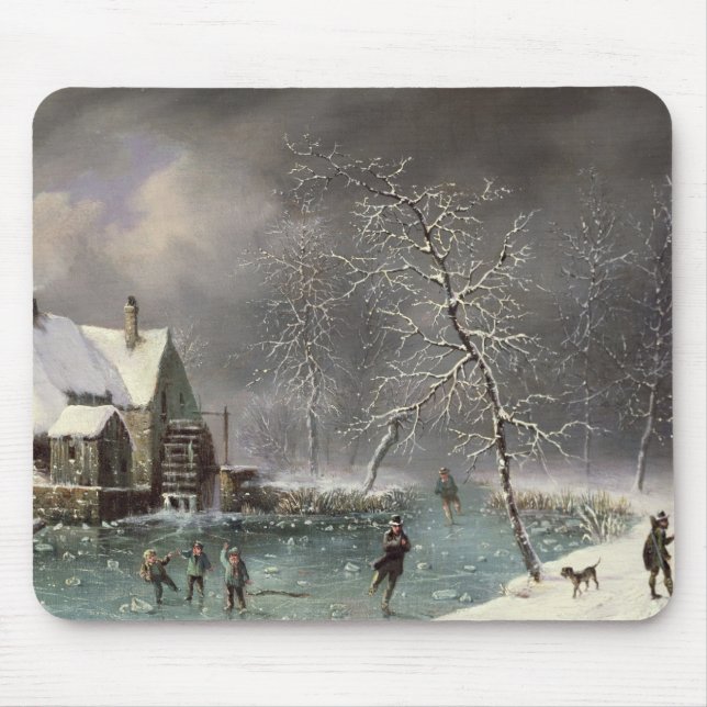 Mousepad Cena do inverno (Frente)
