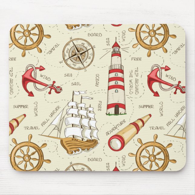 Mousepad Cena do Oceano (Frente)