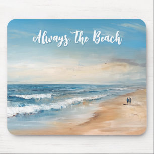 Mousepad Cena Personalizada de Férias de Praia do Oceano