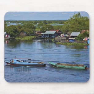 Mousepad Cena rural, Tonle Sap Lake, Siem Reap, Angkor,