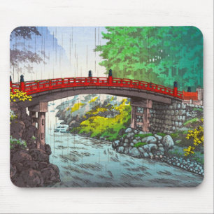 Mousepad Cena sagrado do japonês da ponte de Tsuchiya