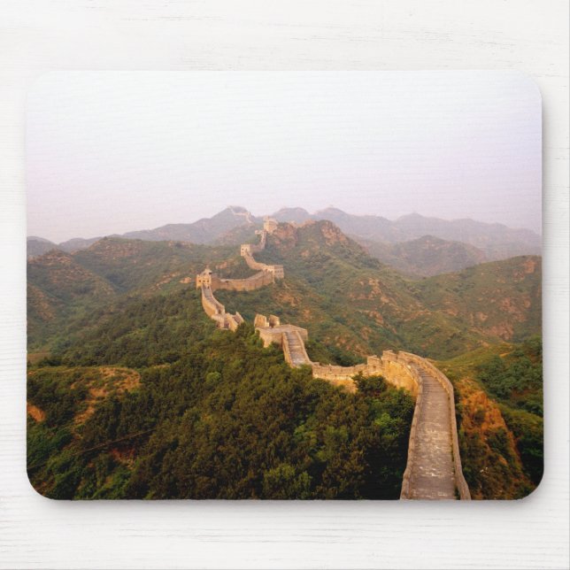 Mousepad Cenário colorido na Grande Muralha da China em (Frente)